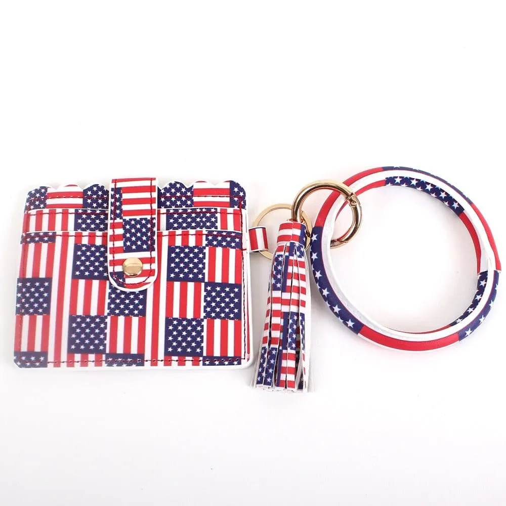 BB139X115 Various Pattern Bangle/Key-Chain/Wallet w/ ID Window