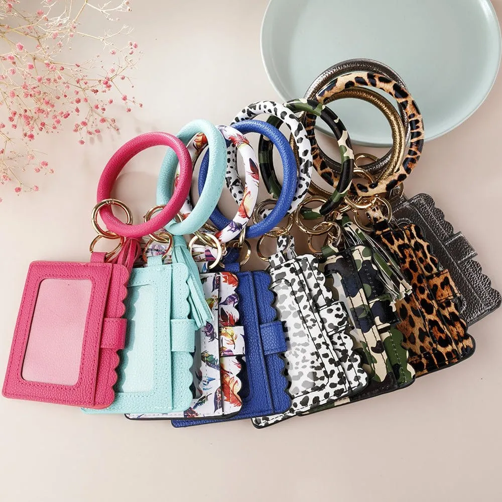 BB139X115 Various Pattern Bangle/Key-Chain/Wallet w/ ID Window