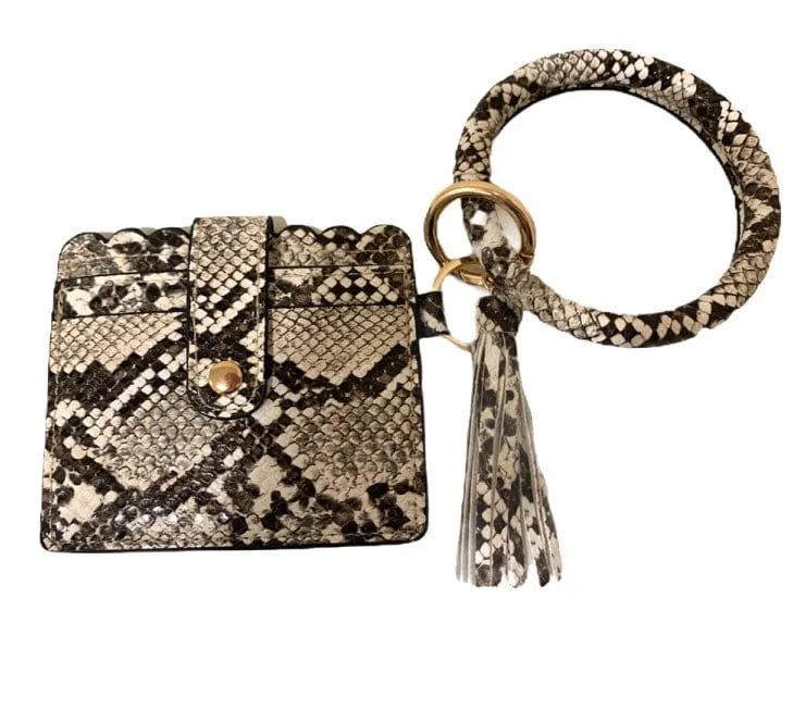BB139X115 Various Pattern Bangle/Key-Chain/Wallet w/ ID Window