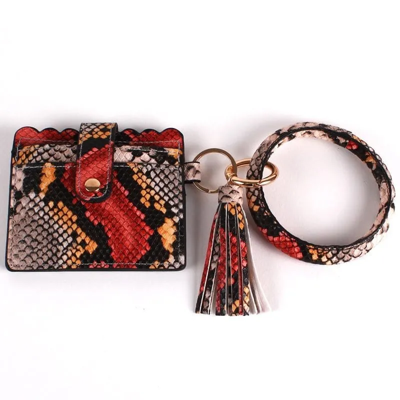 BB139X115 Various Pattern Bangle/Key-Chain/Wallet w/ ID Window