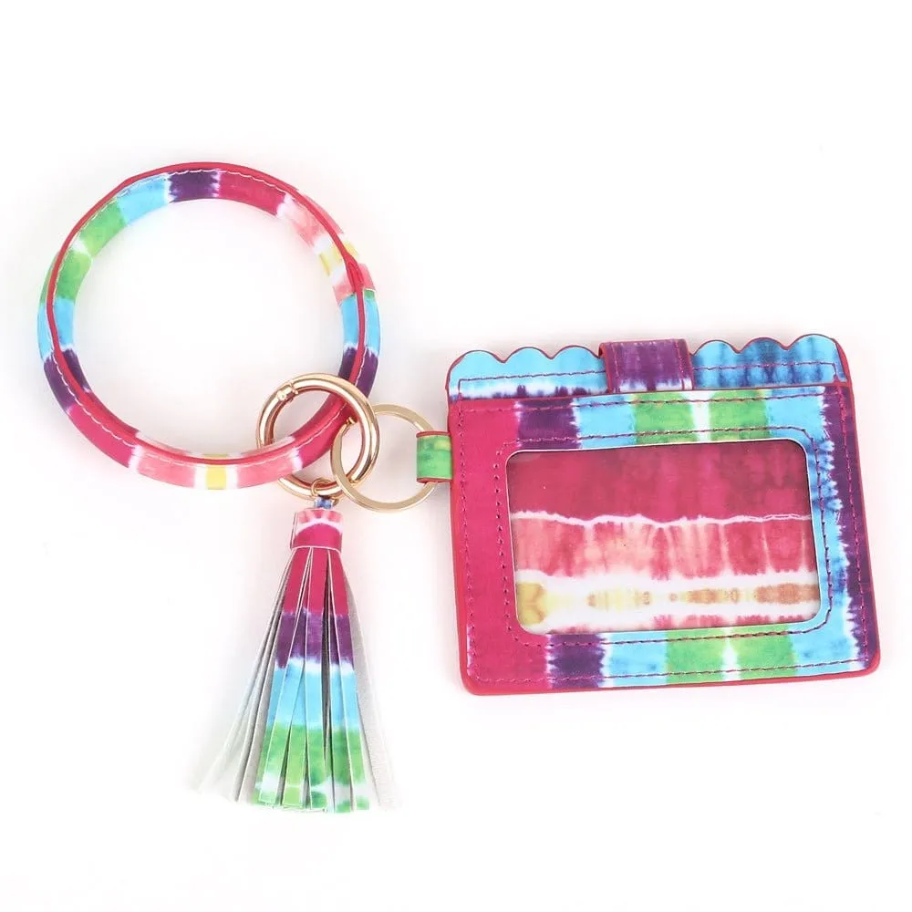 BB139X115 Various Pattern Bangle/Key-Chain/Wallet w/ ID Window