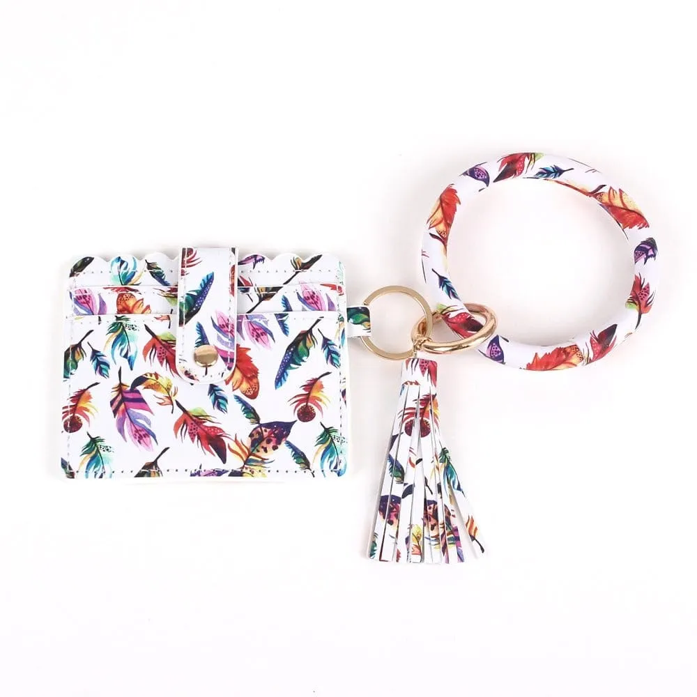 BB139X115 Various Pattern Bangle/Key-Chain/Wallet w/ ID Window