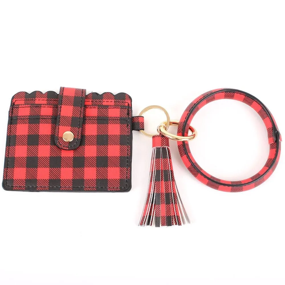 BB139X115 Various Pattern Bangle/Key-Chain/Wallet w/ ID Window
