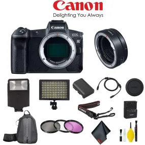 Canon EOS R Mirrorless Digital Camera with Mount Adapter EF-EOS R Kit, International - Daily Kit
