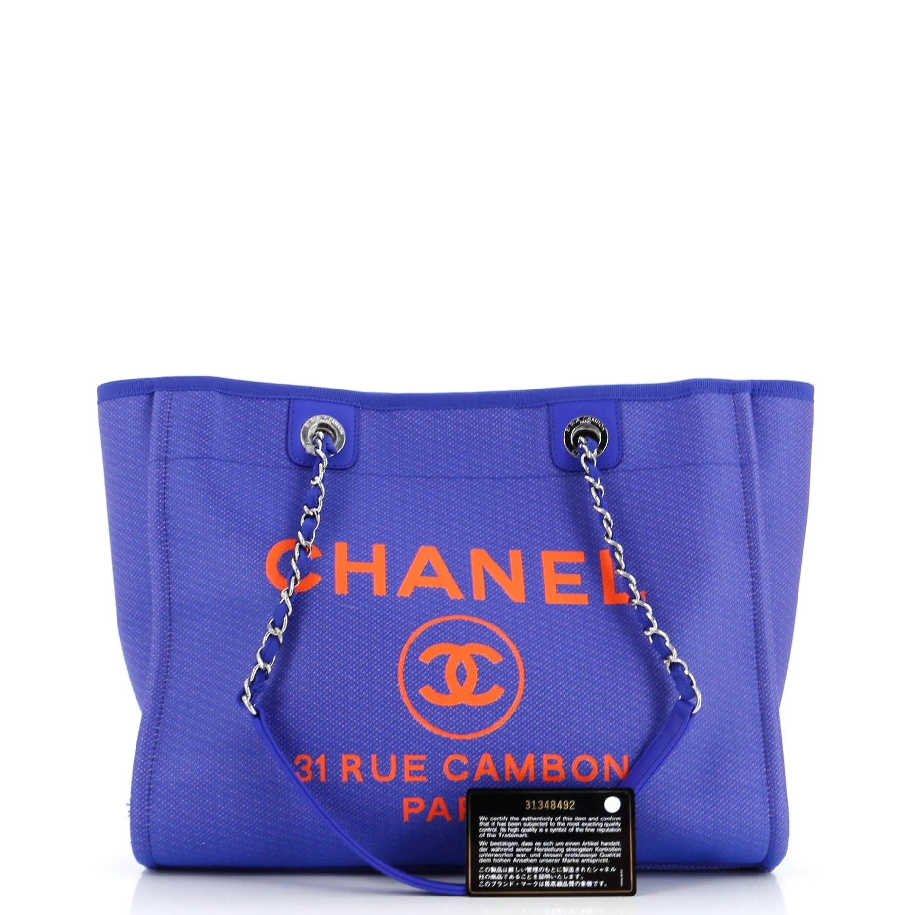Chanel Deauville Tote Mixed Fibers Small