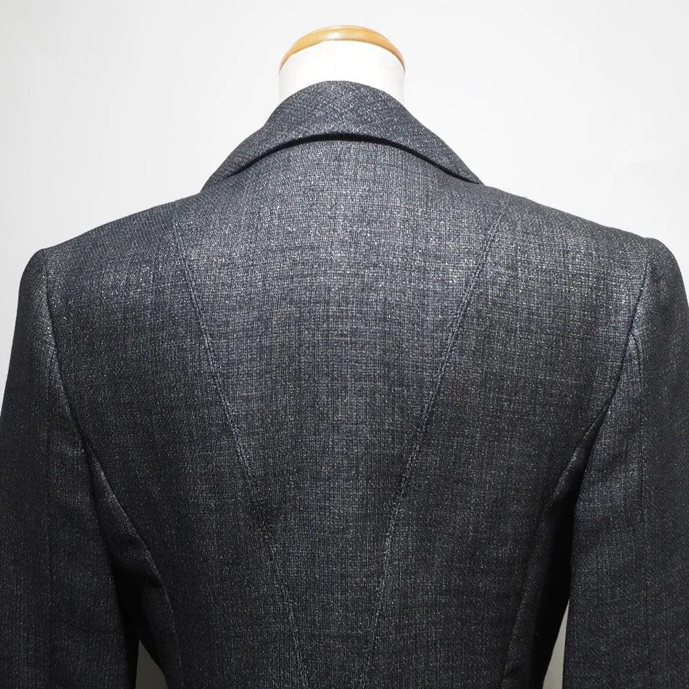CHANEL tailored jacket P14339V07992 wool black Women 38 Used