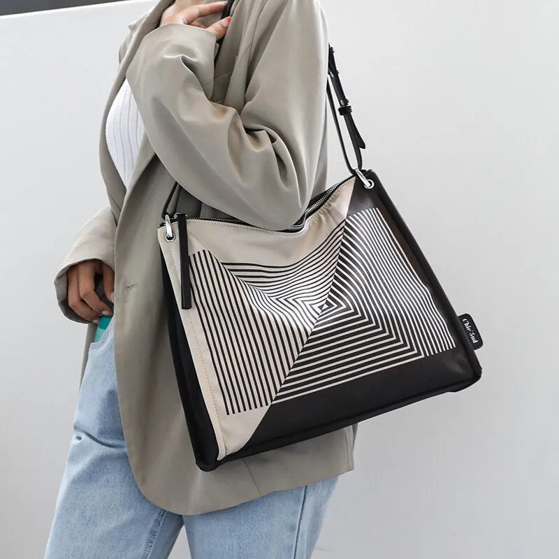 Christmas Gift с доставкой 2021 New Large Capacity Shoulder Bag for Women Luxury Shopper Bags Space Pad Canvas Large Tote Female Handbags