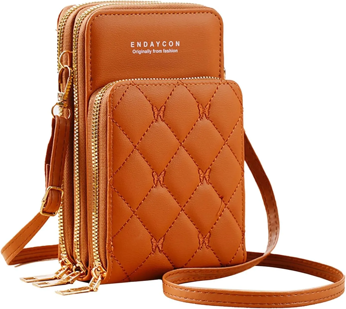 Crossbody for Women, Trendy Small Phone Purse with Secure Card Slots, Lightweight Card wallet
