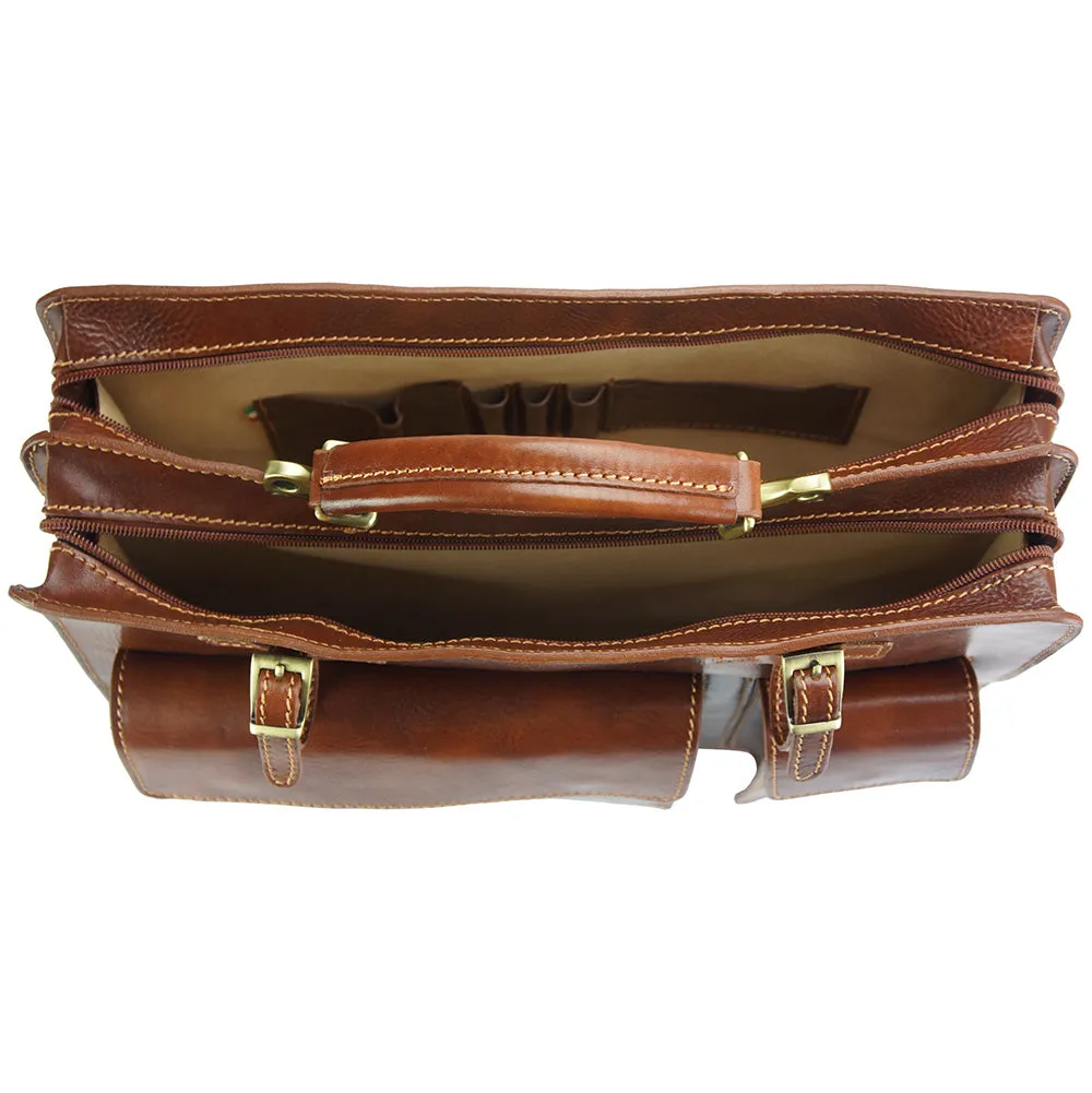 Daniele GM leather briecase