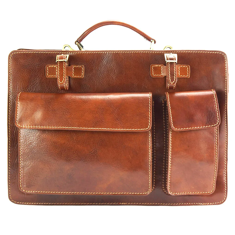 Daniele GM leather briecase