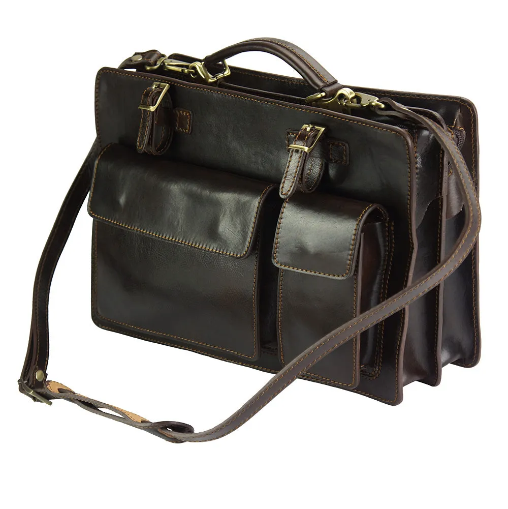 Daniele GM leather briecase