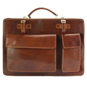 Daniele GM leather briecase
