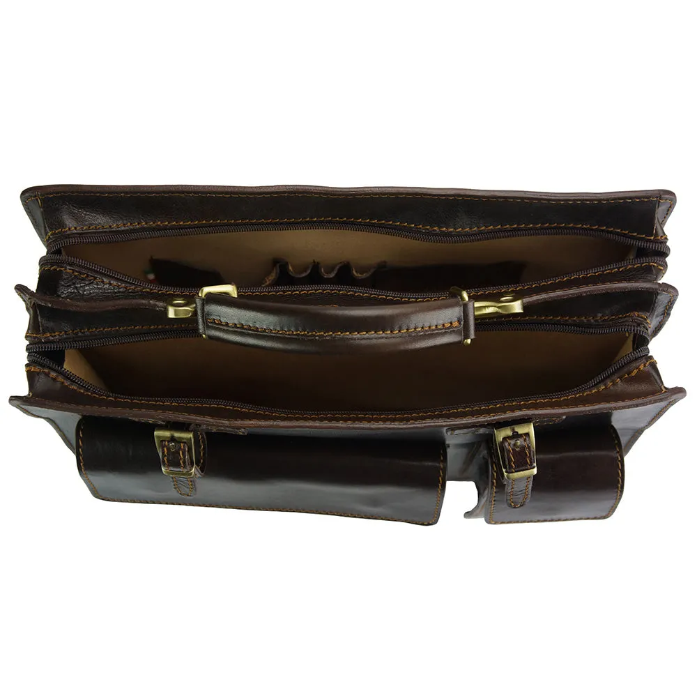 Daniele GM leather briecase