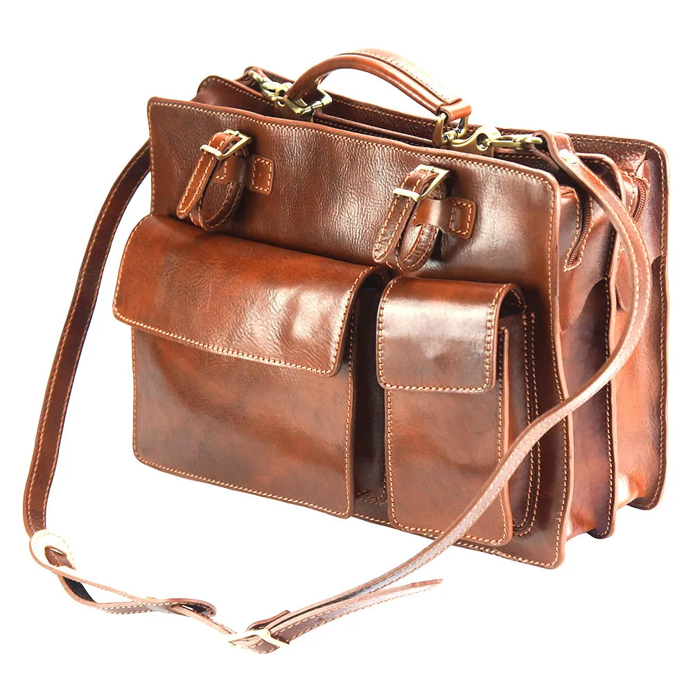 Daniele GM leather briecase