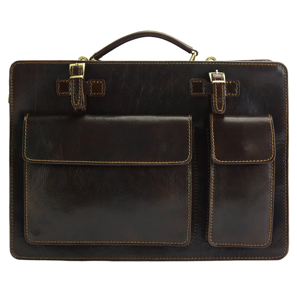 Daniele GM leather briecase
