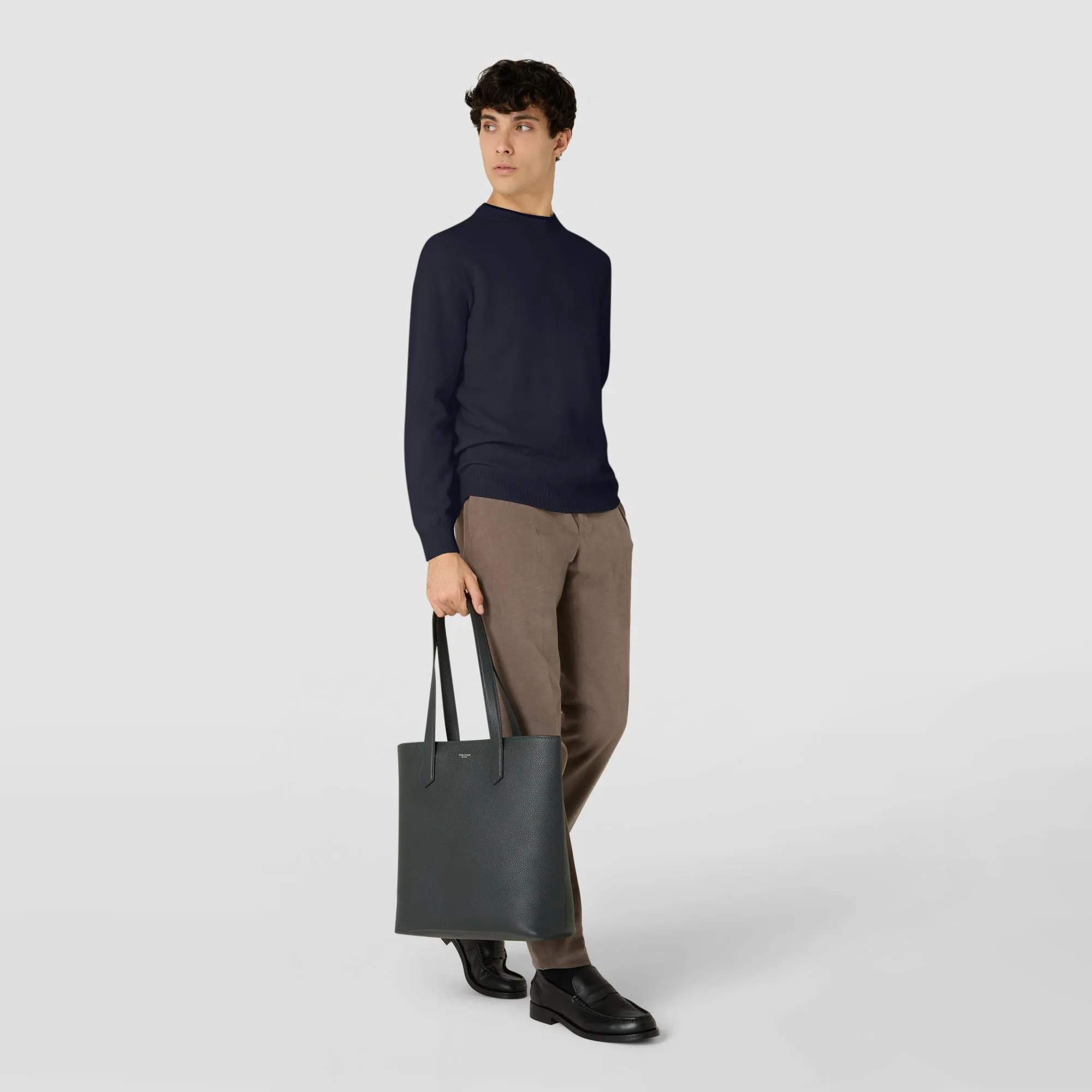 DAY TOTE BAG IN CACHEMIRE LEATHER