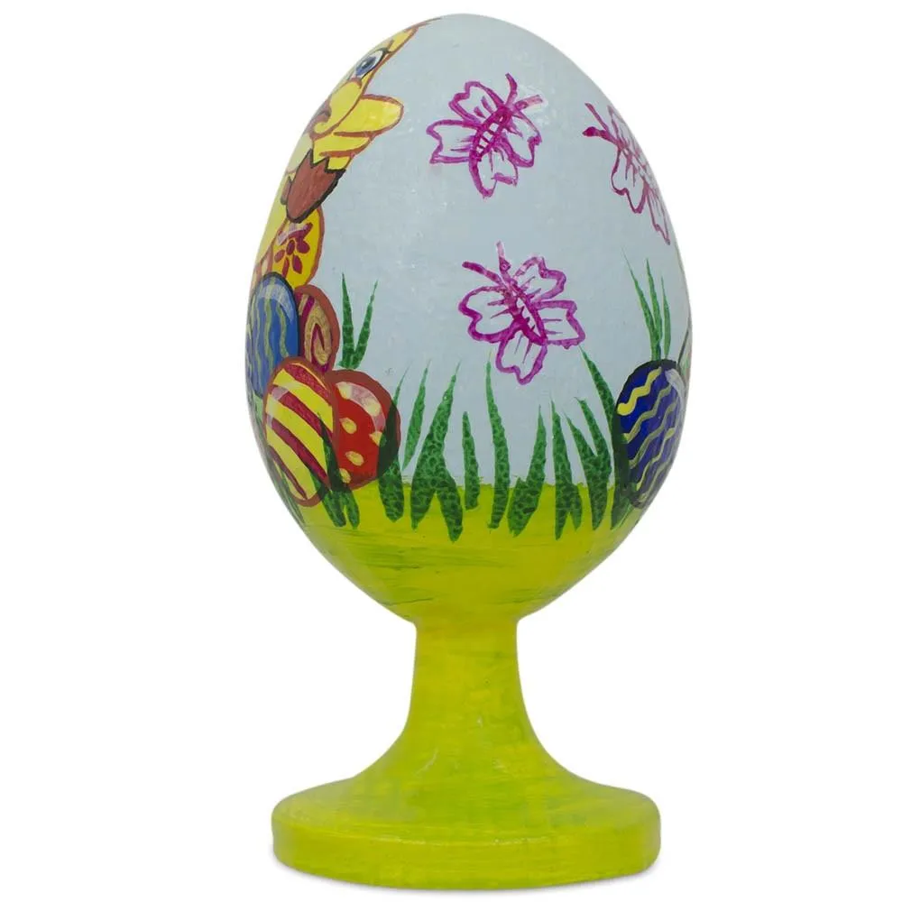 Duckling Easter Eggs Wooden Figurine