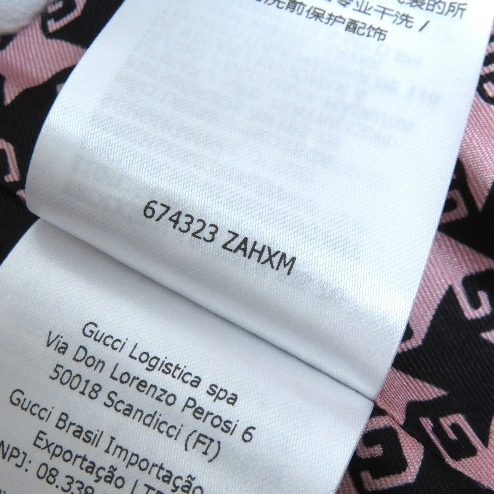 GUCCI tailored jacket 674323 Main: 90% wool, Main: 10% polyamide (nylon), Lining: 100% silk Pink black Women 40 Used