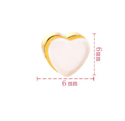 Heart Earring Backings - Earring Backs Replacements - Stoppers, Earring Nuts, Clutch, Stud - Jewelry Making Supplies - Gold Silver Rose