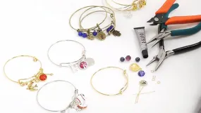 How to Embellish an Expandable Charm Bangle Bracelet