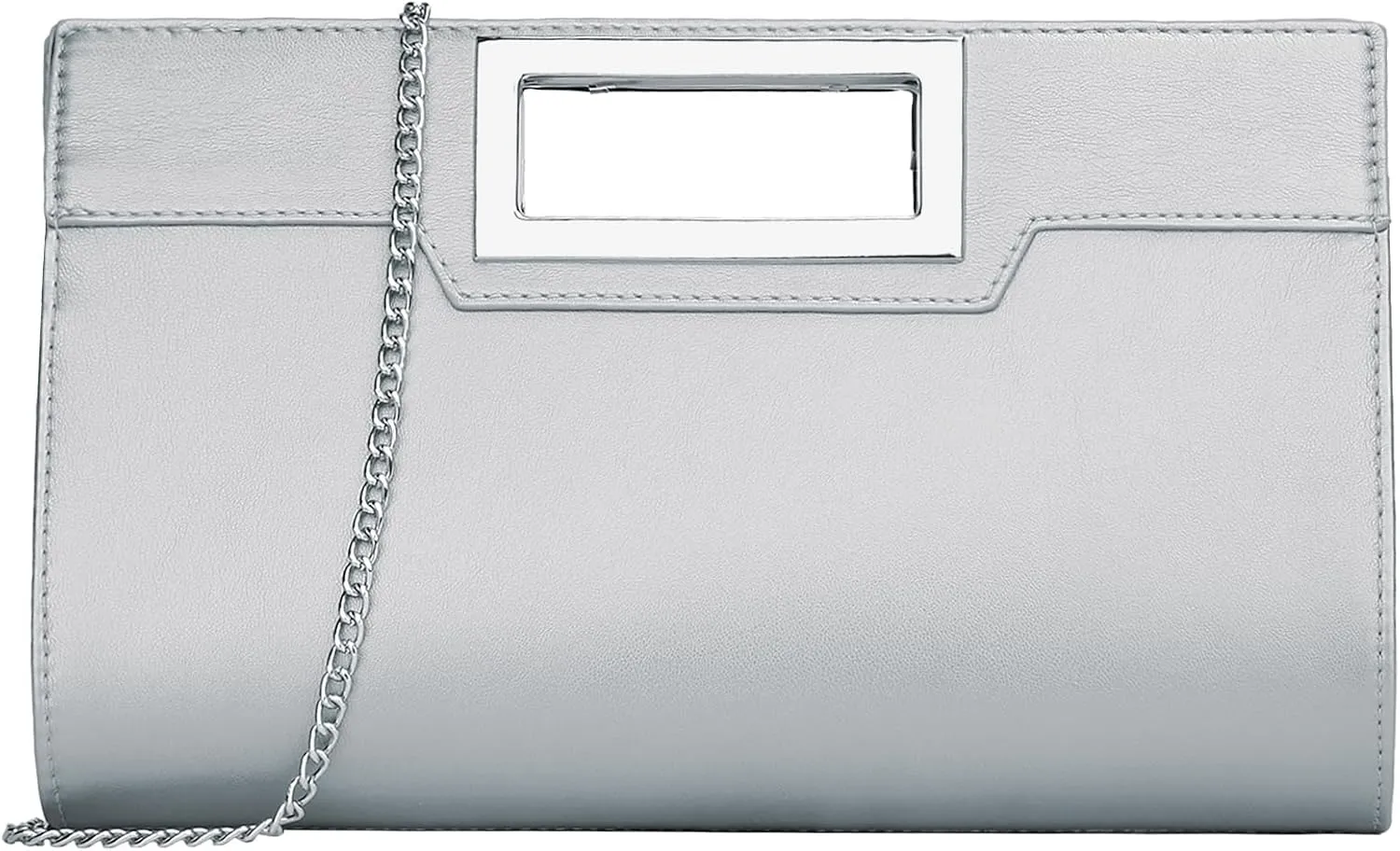 KKXIU Women Clutch Purse Elegant Pleated Evening Bag for Wedding Prom Bridal with Chain Strap
