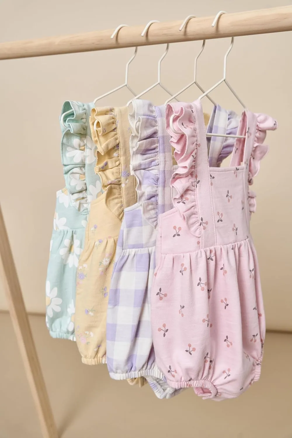Modern Moments by Gerber Baby Girls' Sleeveless French Terry Romper
