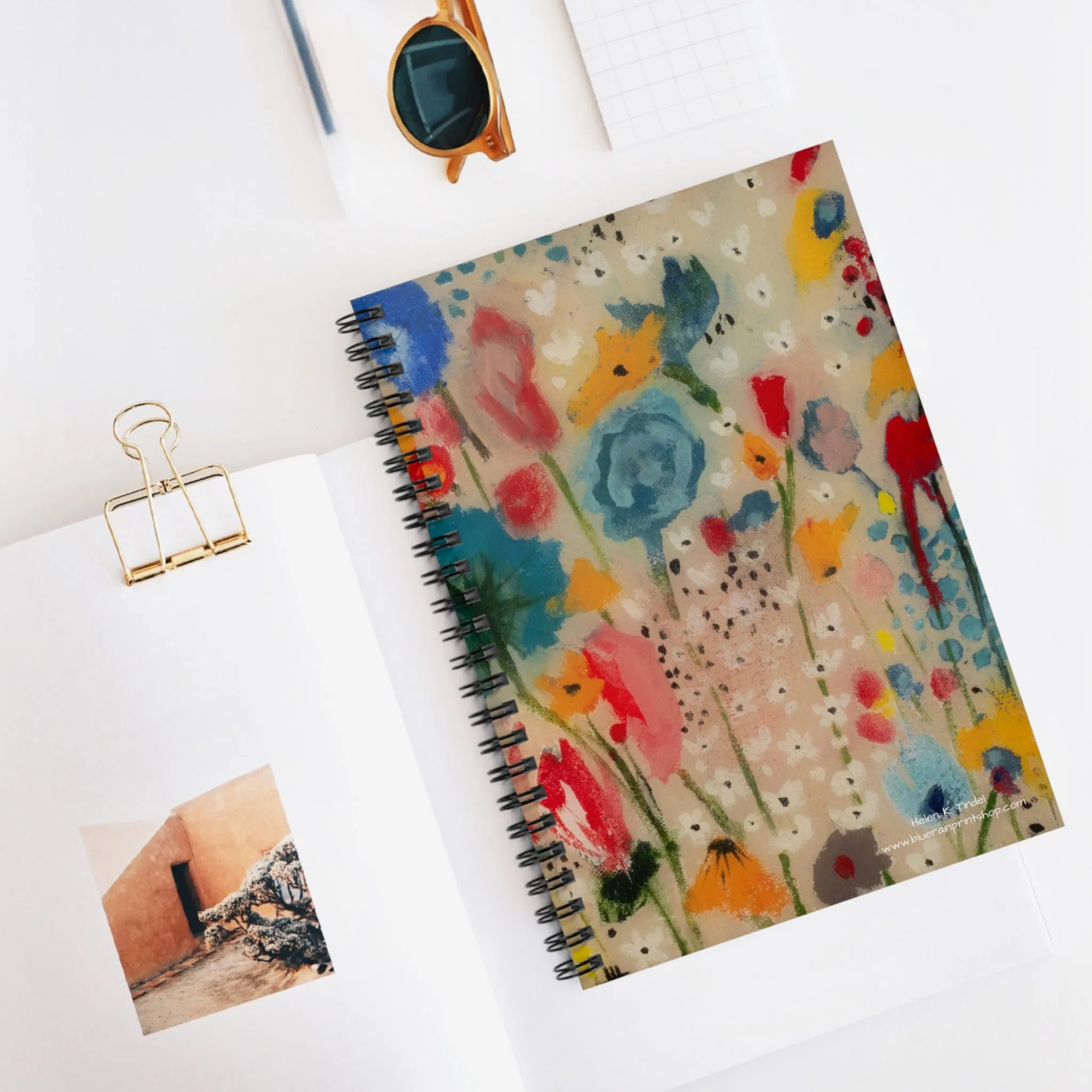 Old Modern Spiral Notebook