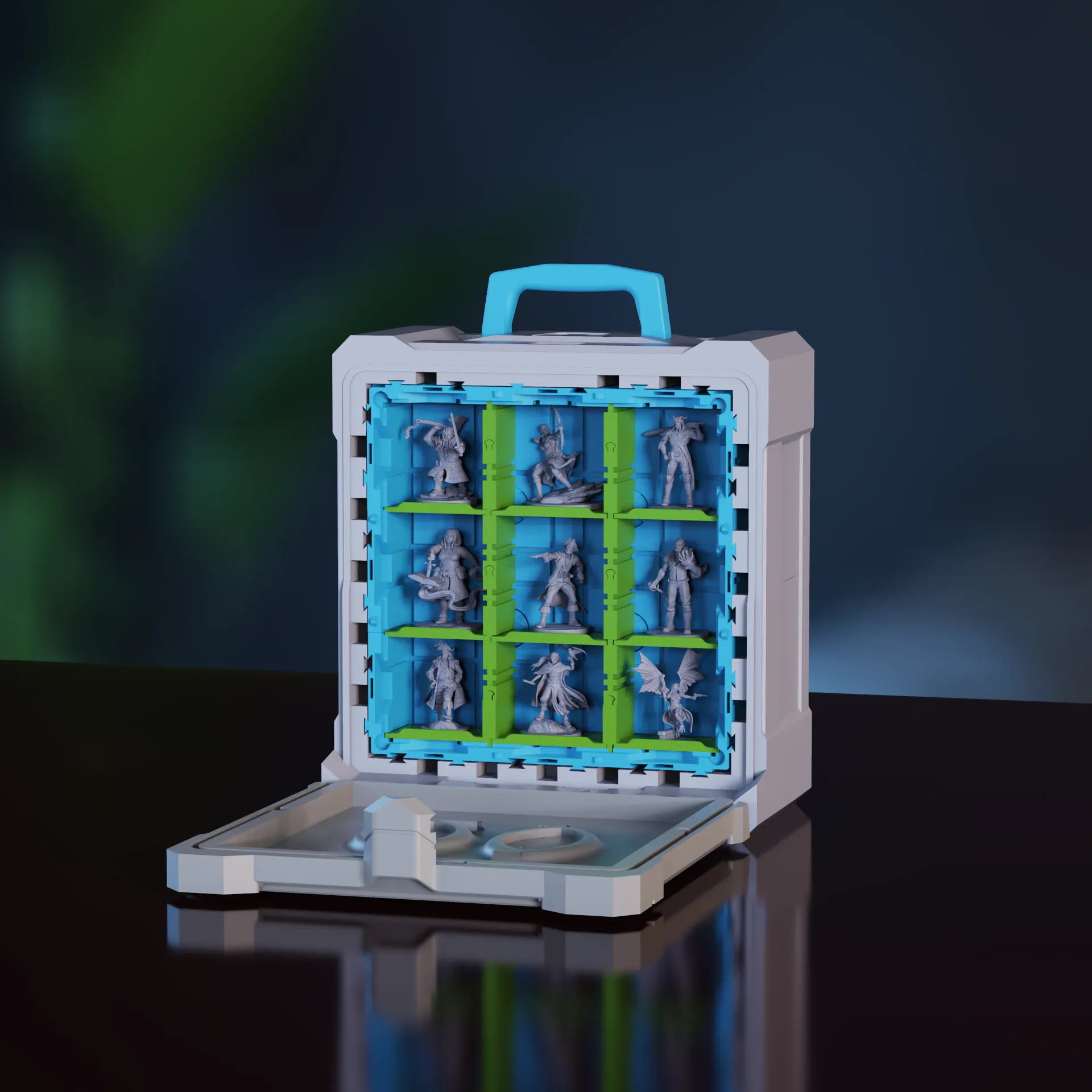 Omni 2 - 3D printed Modular Hard Case for Storage and Travel