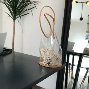 Summer Transparent PVC Bucket Bag for women Handbag  Korean style beach bag sac a main femme Shoulder Bags