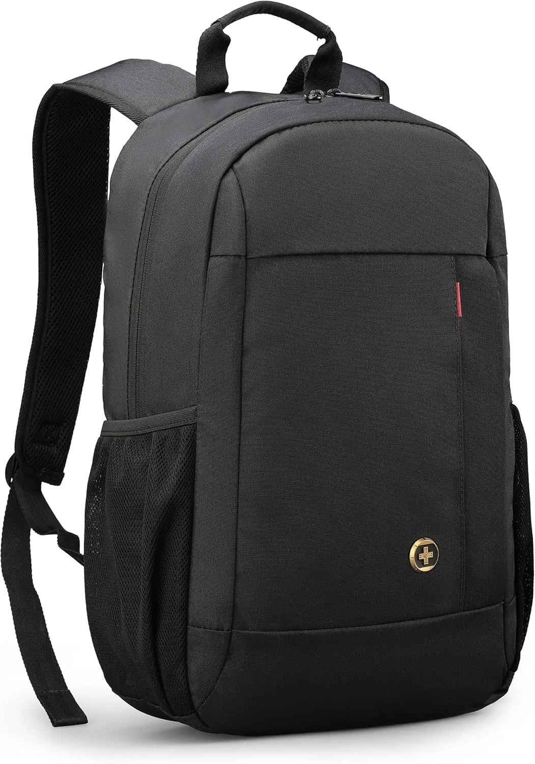 Swissdigital Design Men's Laptop Backpack for College and Business Travel with Integrated USB Charging Port and RFID Protection Fits Laptops up to 15.6 inch