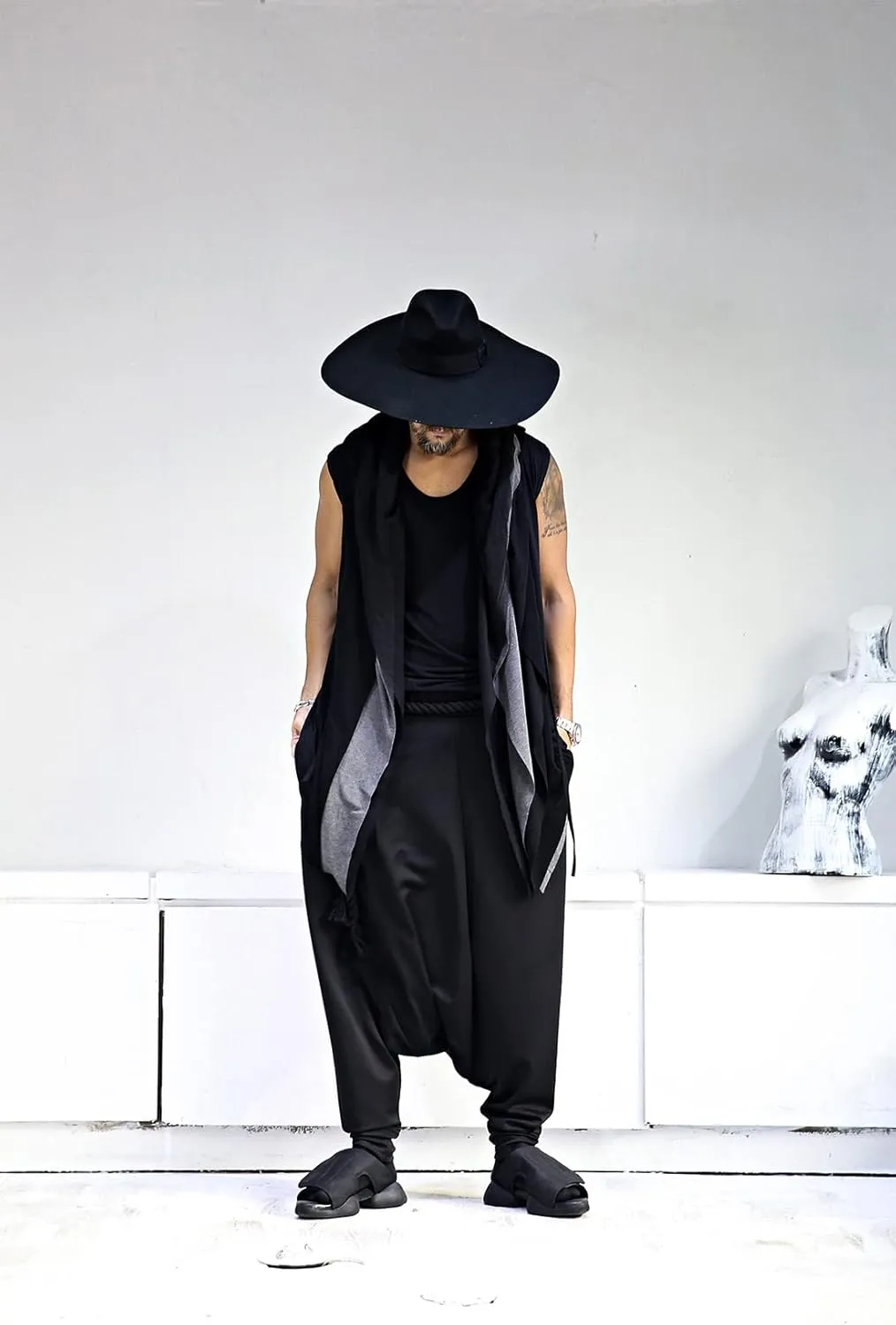 Unisex Modern Chic Classic Style Floppy Wide Brim Fedora Hat